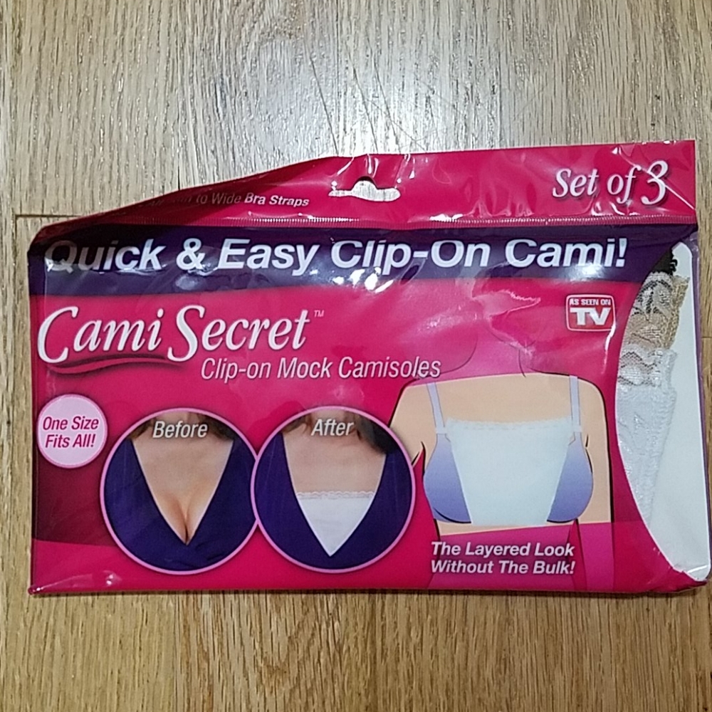 Clip on cami